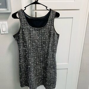 Stunning Black and White Tweed Dress ! New & Never Worn ! ✨